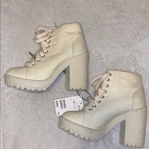 off white h&m booties